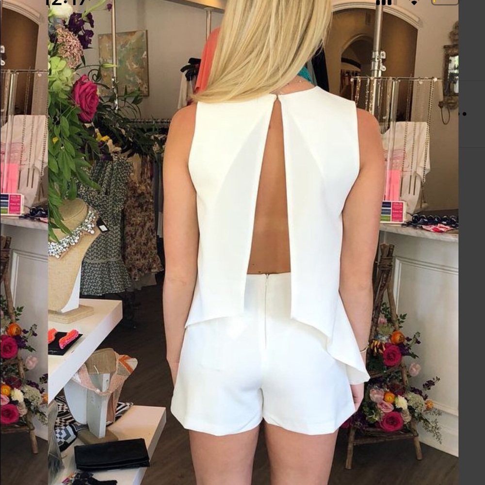 white romper
